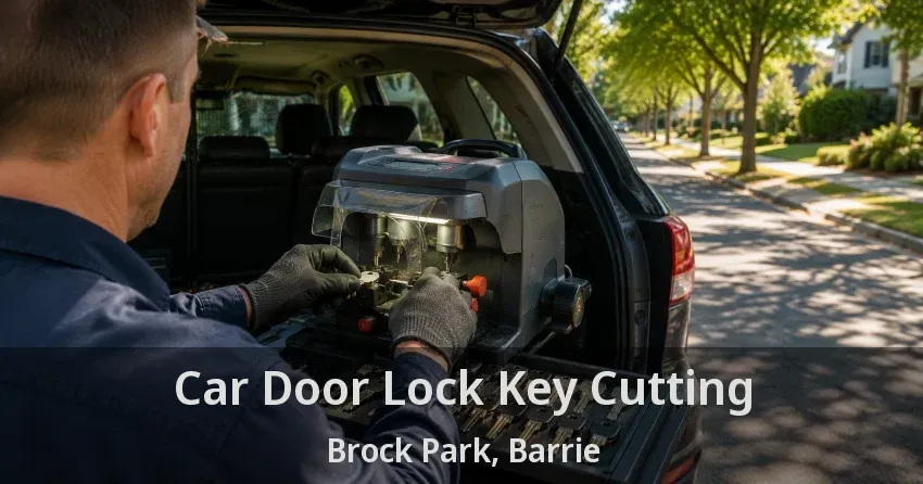 Car Door Lock Key Cutting Brock Park, Barrie - ON