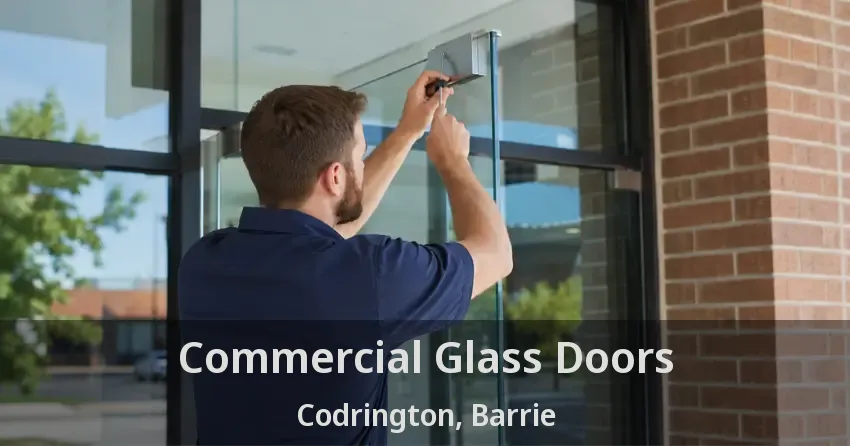 Commercial Glass Doors Codrington, Barrie - ON