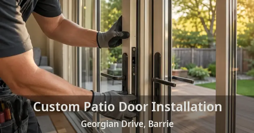 Custom Patio Door Installation Georgian Drive, Barrie - ON
