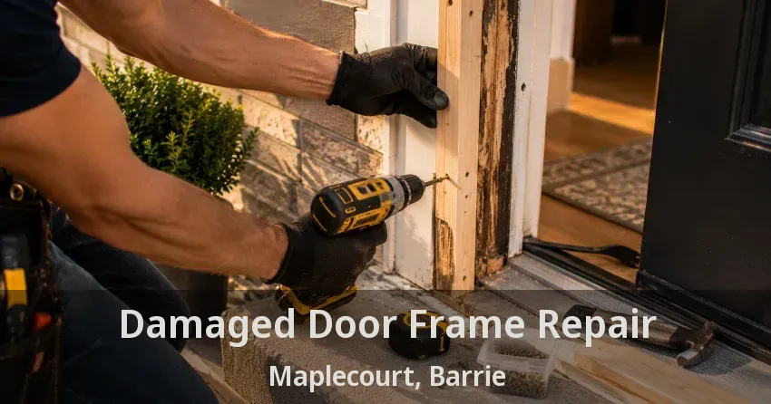 Damaged Door Frame Repair Maplecourt, Barrie - ON
