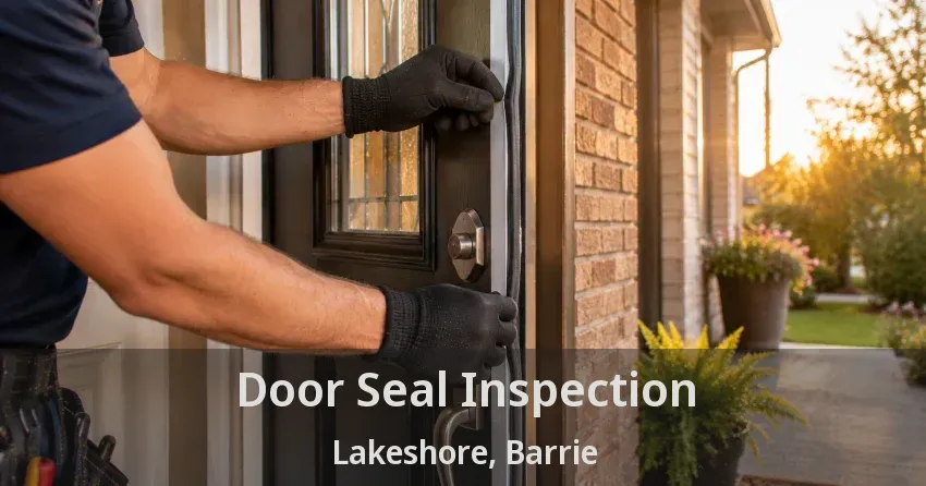 Door Seal Inspection Lakeshore, Barrie - ON