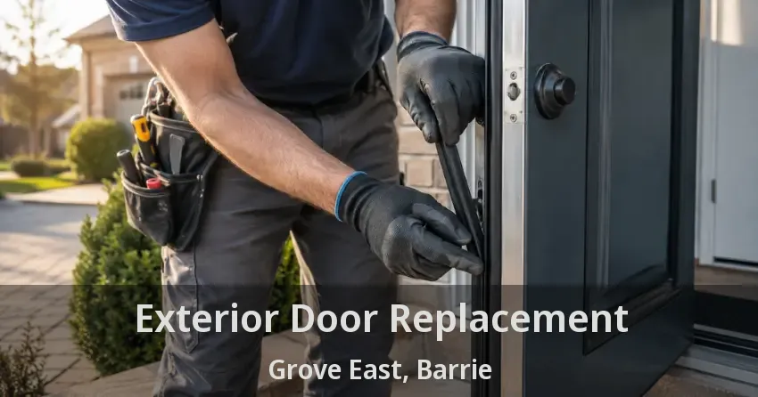 Exterior Door Replacement Grove East, Barrie - ON