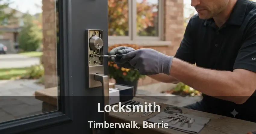 Locksmith Timberwalk, Barrie - ON