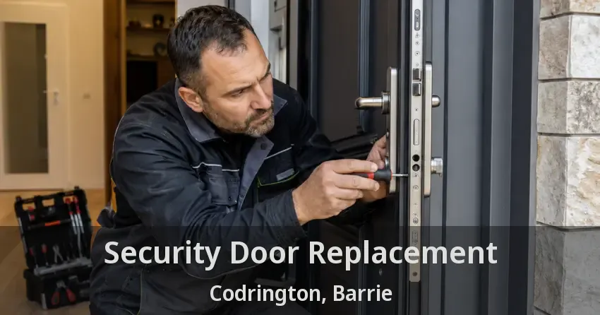 Security Door Replacement Codrington, Barrie - ON