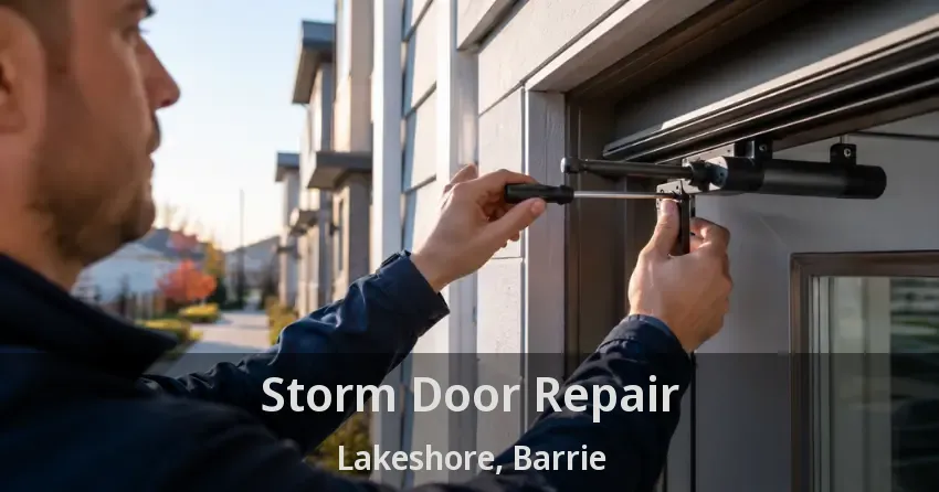 Storm Door Repair Lakeshore, Barrie - ON