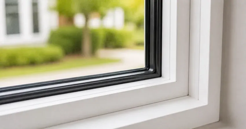 technician repairing window and door hardware in Hewitt