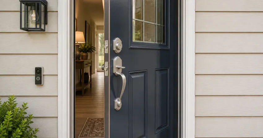 energy-efficient exterior door upgrade installation in Lakeshore, Barrie