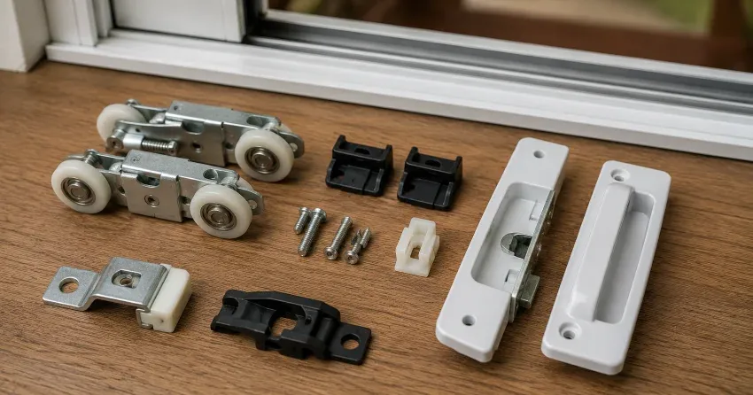 sliding door broken Barrie roller and track inspection